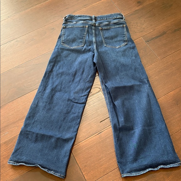 Quince Women's Bella Wide-Leg Stretch Dark Indigo Jeans - Picture 5 of 5